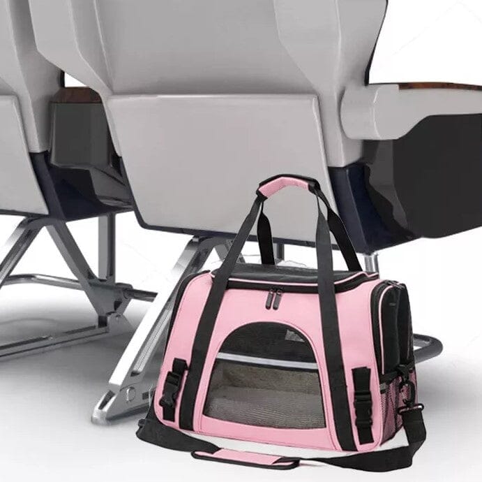 Sac de Transport pour Chien - DogCarrierBag™ - Rose - Chien Futé